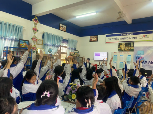 Tiết học thư viện