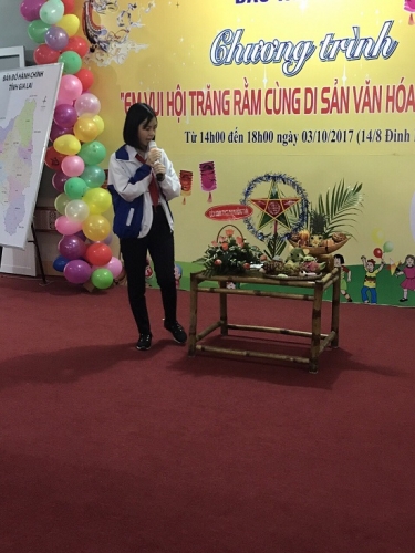 Trường THCS Phạm Hồng Thái tham gia chương trình "Em vui trăng rằm cùng di sản văn hóa Gia lai" năm 2017